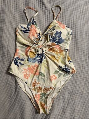 Cupshe Floral One-Piece Swimsuit